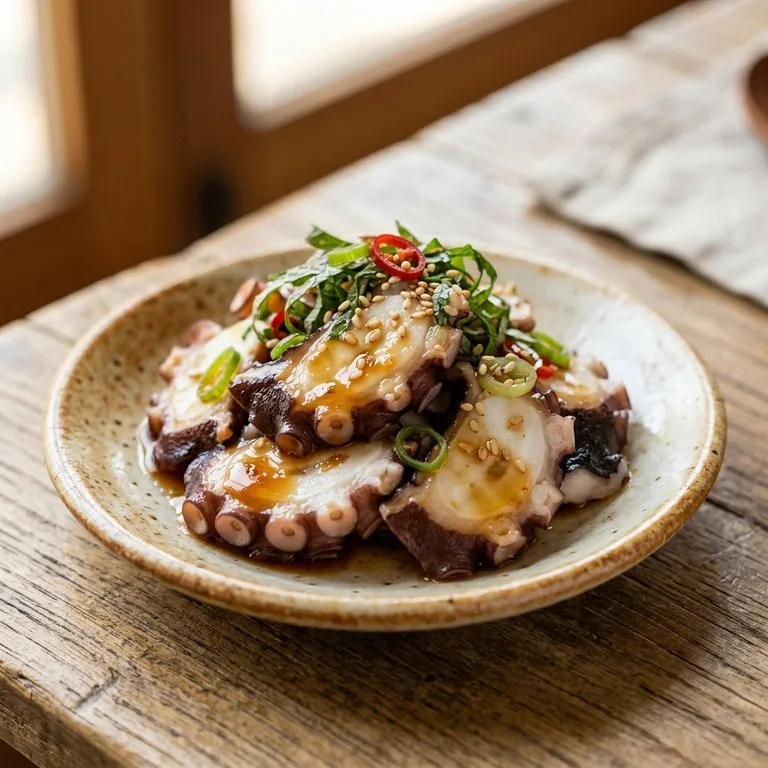Gurita dengan Saus Ponzu