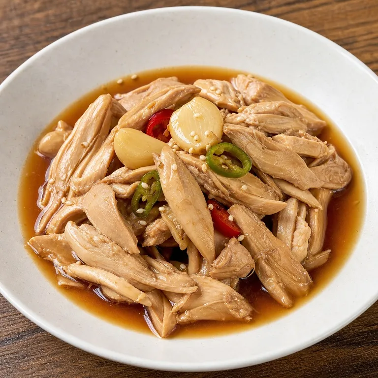 อกไก่ต้มซีอิ๊ว