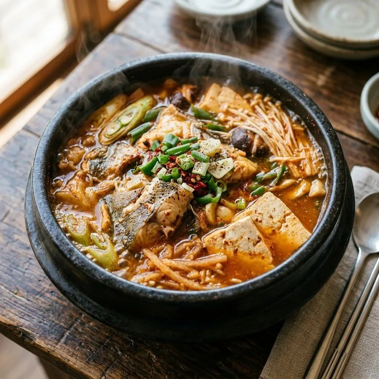 Roundnose Flounder Jjigae