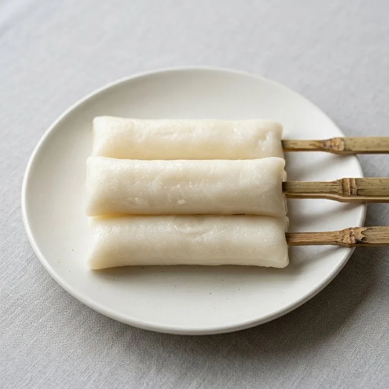 Sate Kue Beras dalam Kaldu