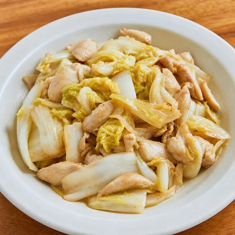 鶏肉と白菜
