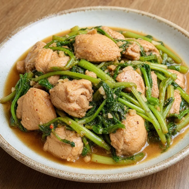 鶏肉大根の若菜