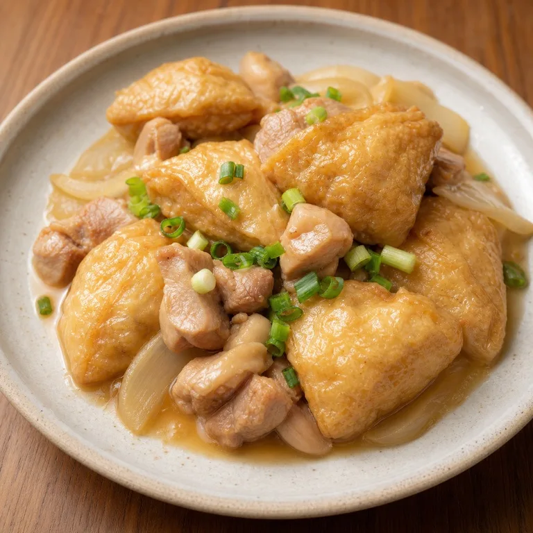 鶏肉油揚げ