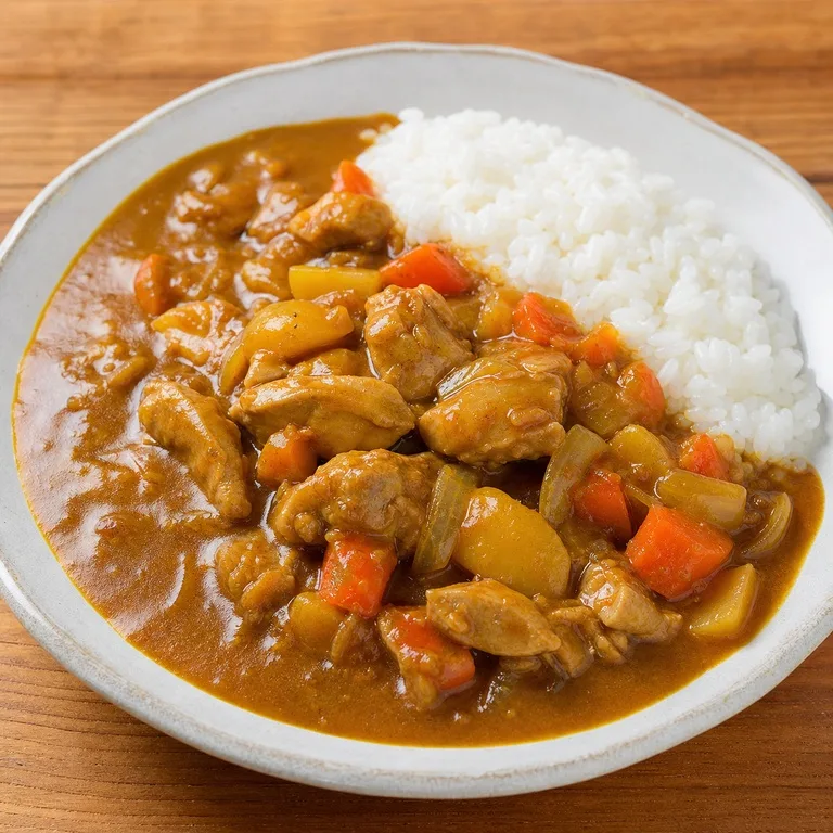 แกงกะหรี่เนื้อสะโพกไก่