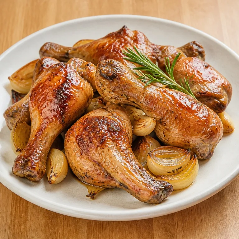 สะโพกไก่โรสต์ในเตาอบ