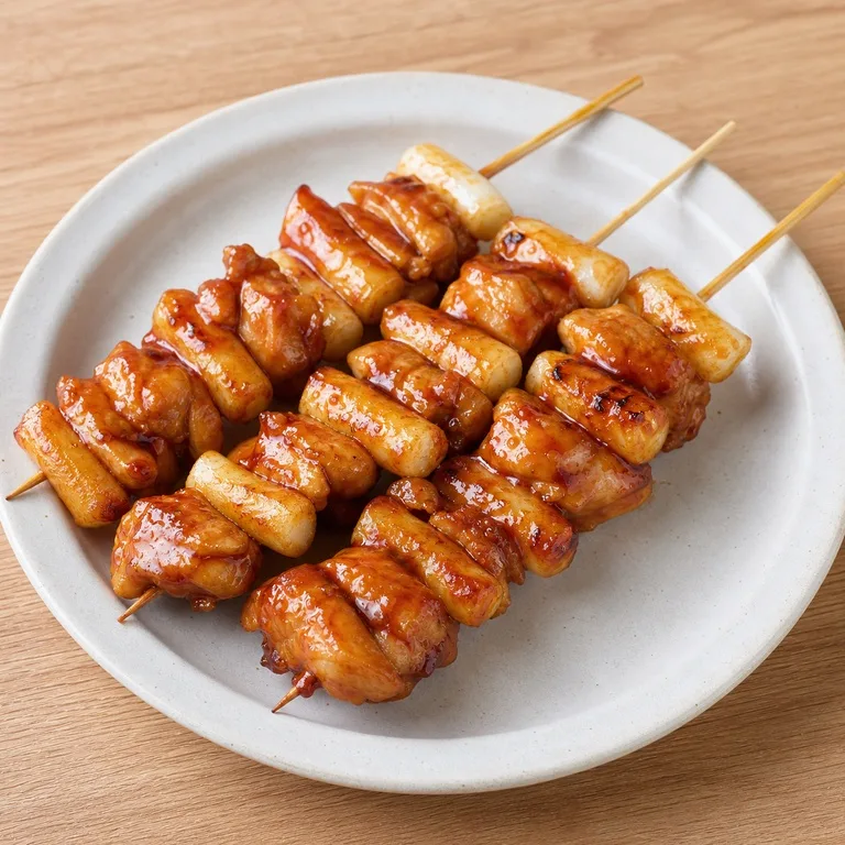 ไก่และต๊อกเสียบไม้