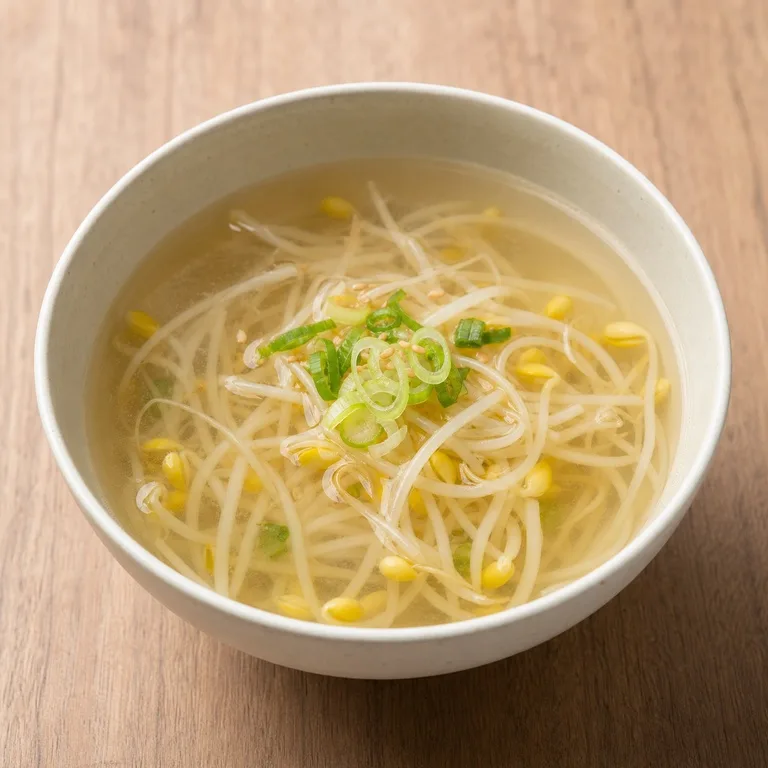 담백한콩나물국