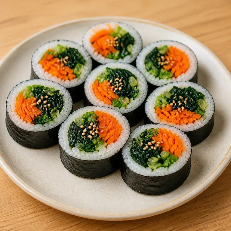 당근시금치김밥