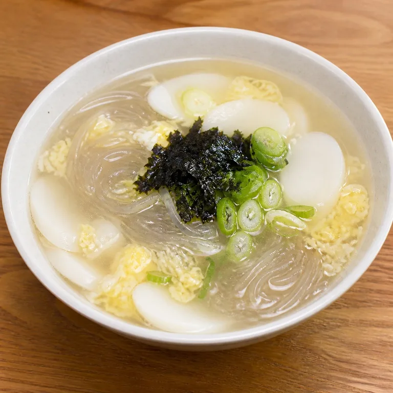 당면떡국