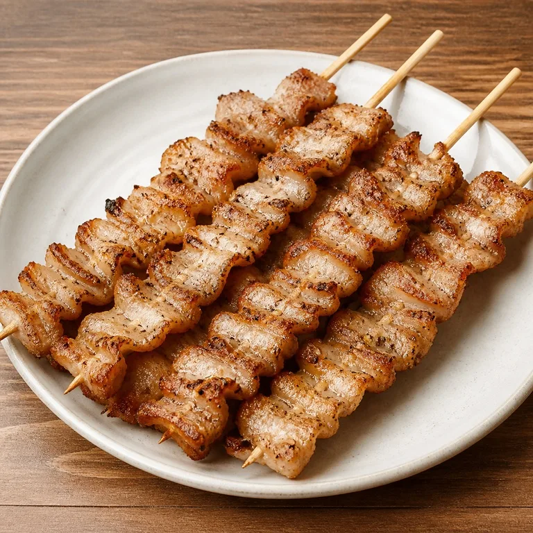 薄切りサムギョプサル串