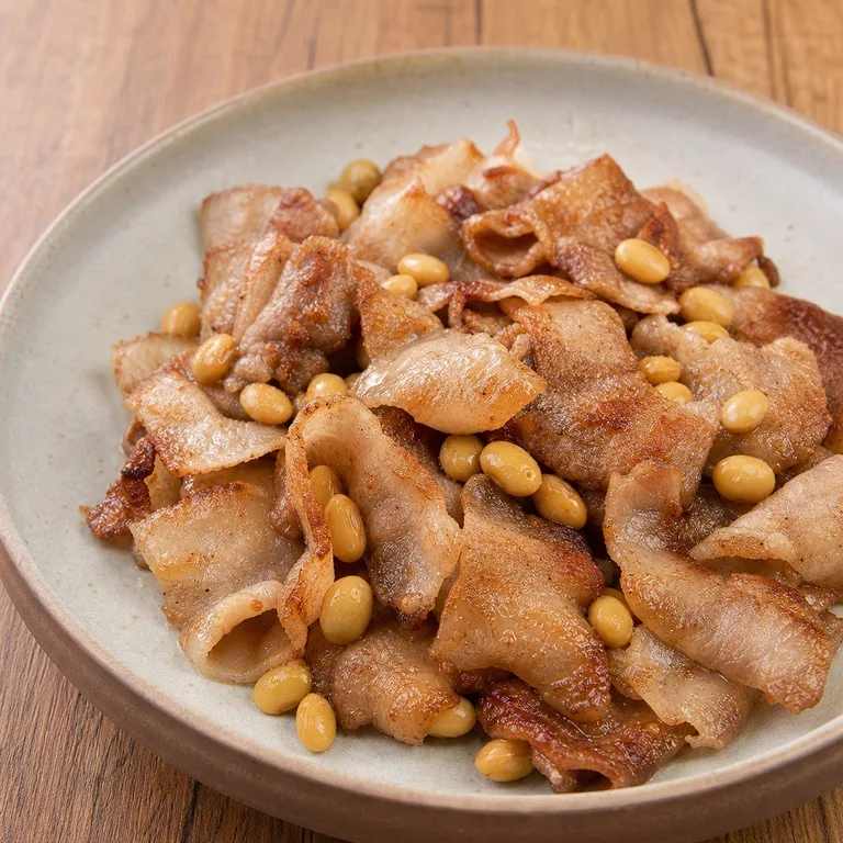 Samgyeopsal Iris Tipis dan Kacang