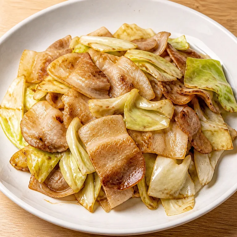 Samgyeopsal Iris Tipis dan Kubis