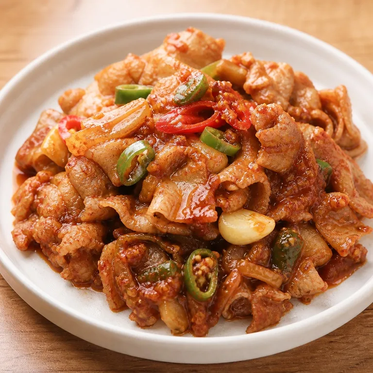 Ssamjang Daging Iris Tipis