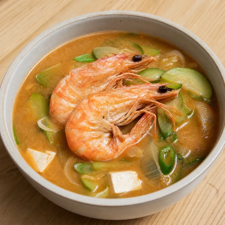 Sup Pasta Kedelai Udang Jumbo