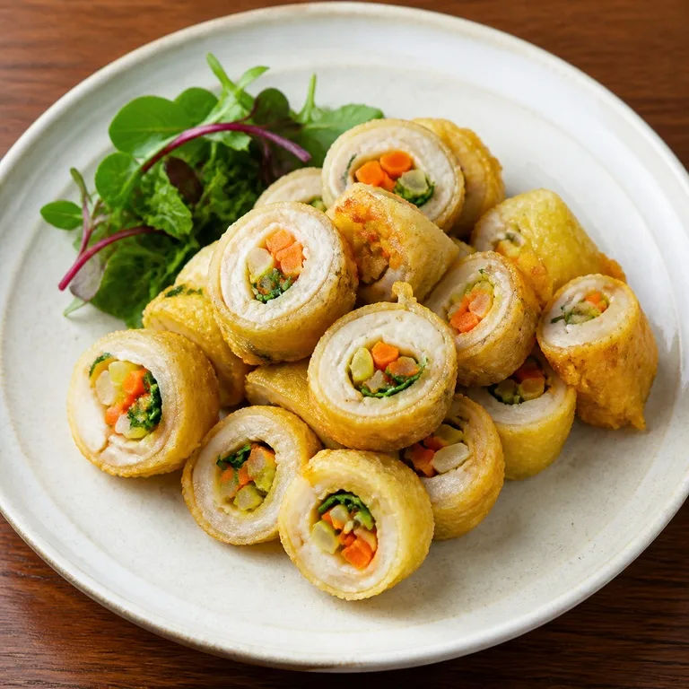 동태포야채말이튀김