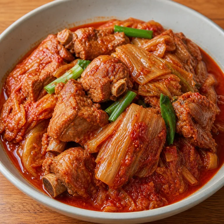 돼지갈비김치찜