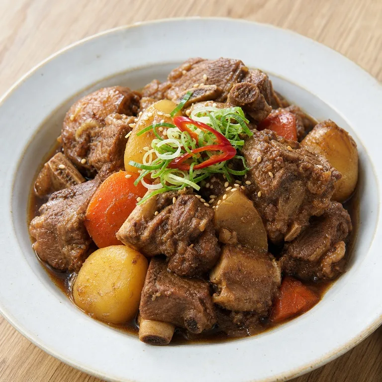 돼지갈비찜맛