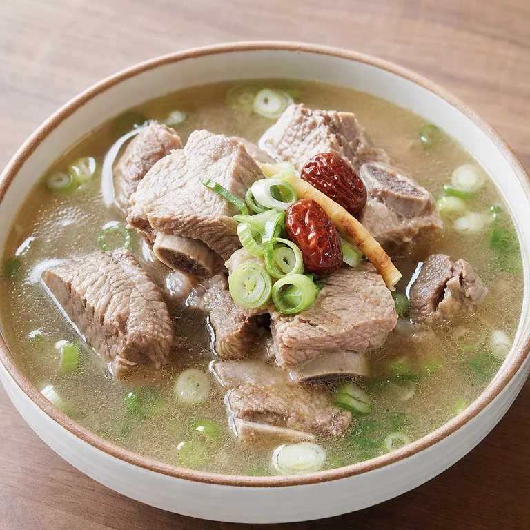 돼지갈비탕