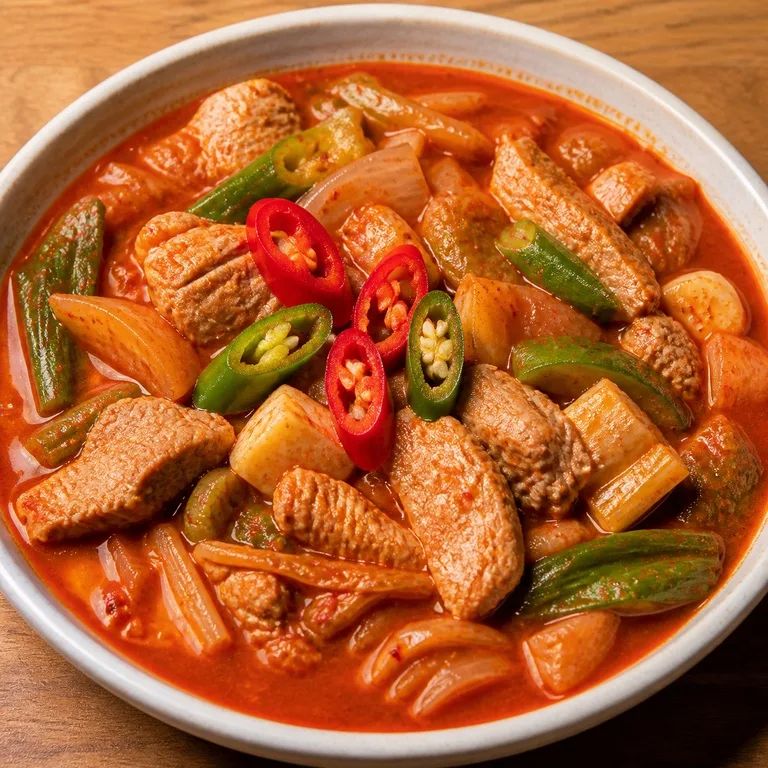 돼지고기고추장찌개