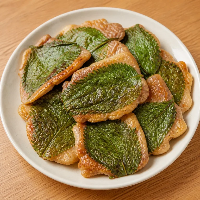 돼지고기깻잎