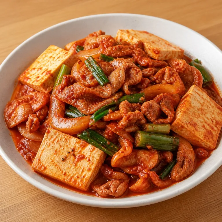 돼지고기두부두루치기