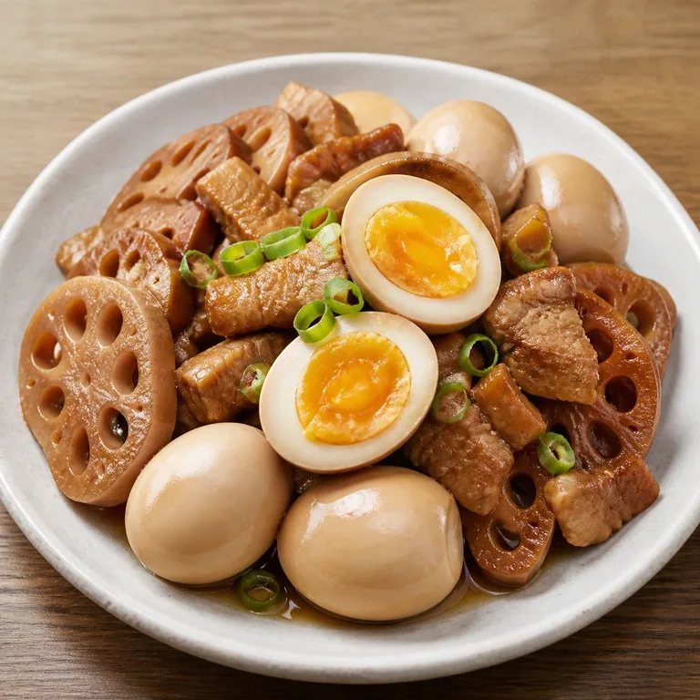 សាច់ជ្រូកមើមឈូកនិងស៊ុតខ