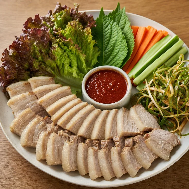 សាច់ជ្រូកខ្ចប់បន្លែ