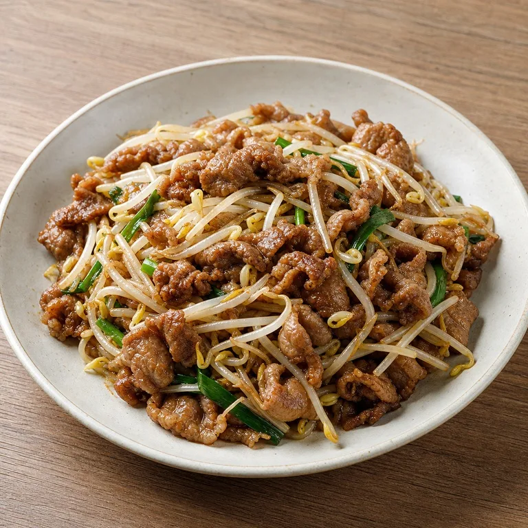 សាច់ជ្រូកប៊ុលកូហ្គីសណ្ដែកបណ្ដុះ