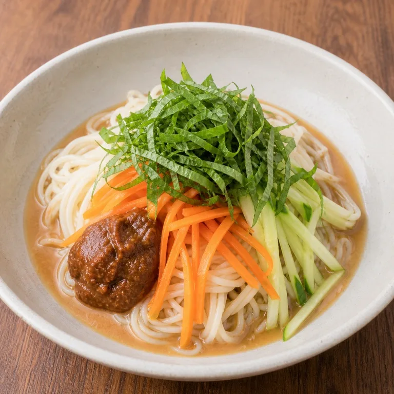 된장말이국수