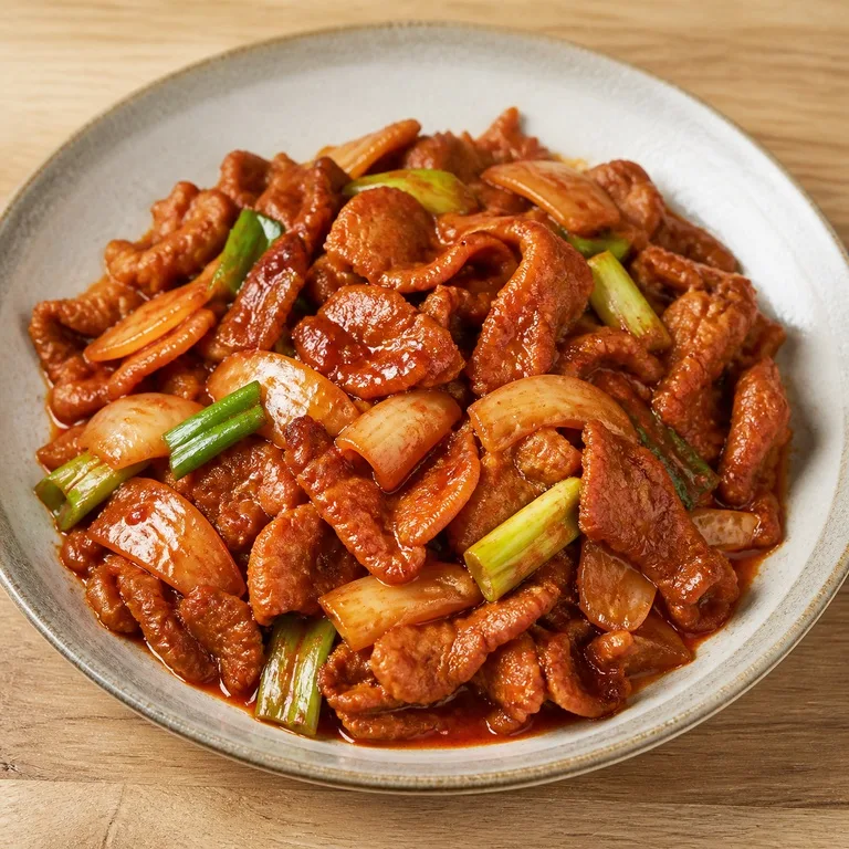 豆板醤豚肉炒め