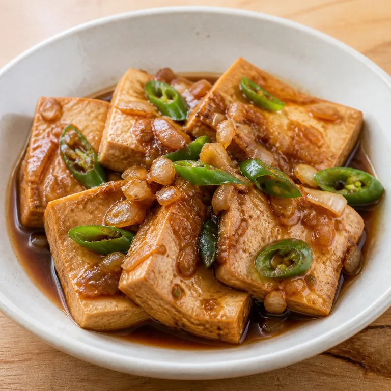 豆腐の醤油煮