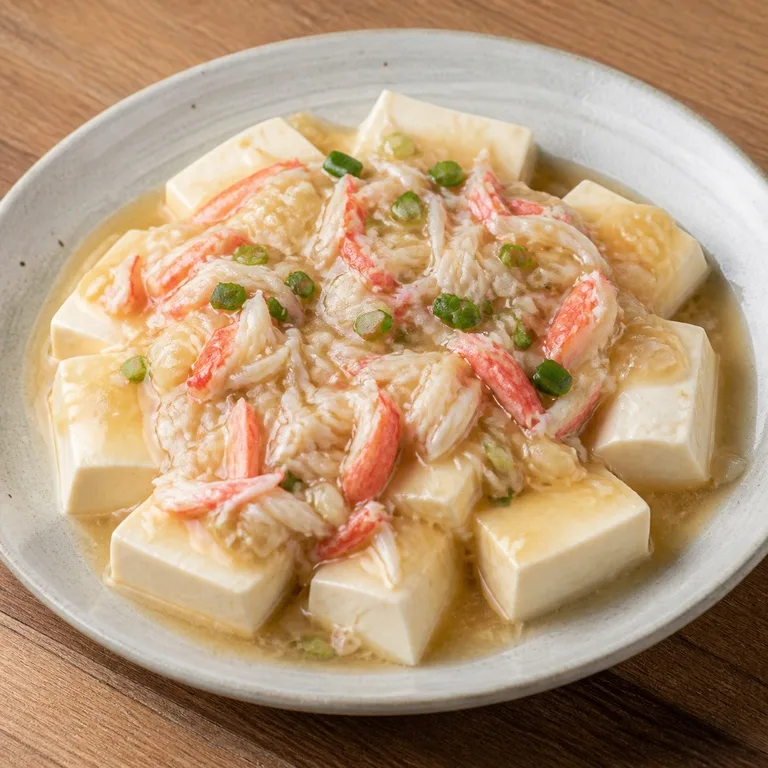 豆腐とカニの身