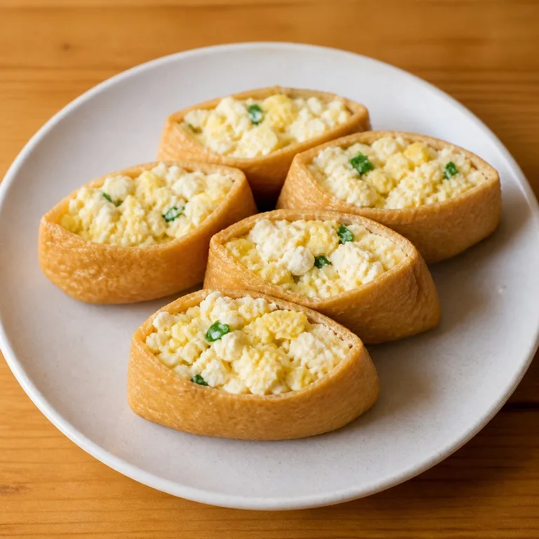豆腐と卵のいなり寿司