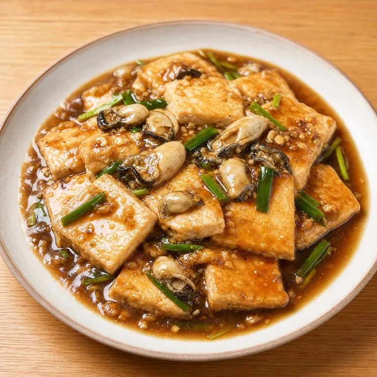 豆腐のオイスターソース炒め