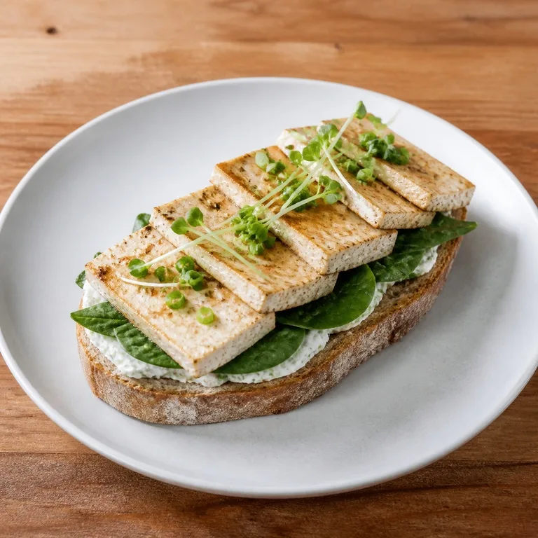 Dubu open sandwich