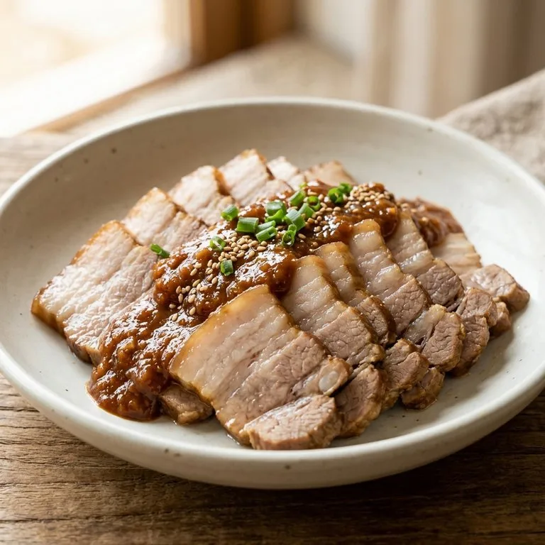 เนื้อหมูต้ม (โพซัม) เท่านั้น