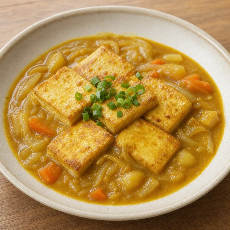 豆腐のカレー焼き