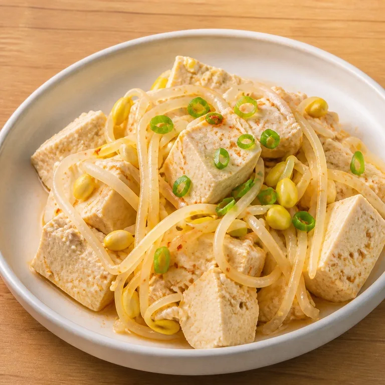 豆腐と豆もやし