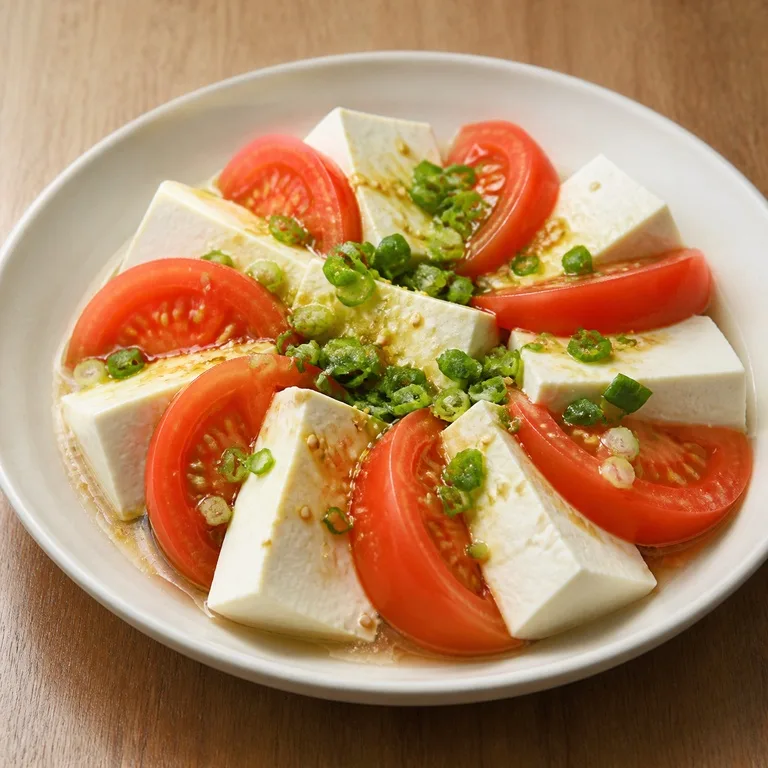 豆腐とトマト