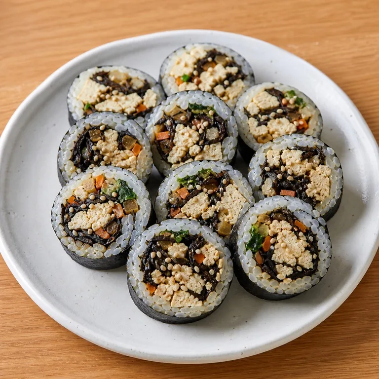 豆腐とひじきのキンパプ