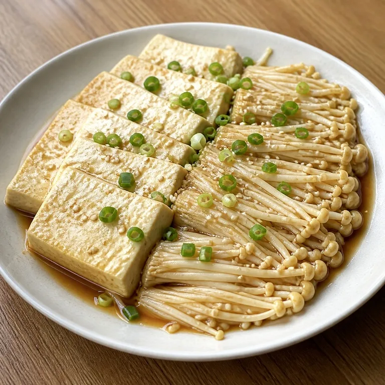 豆腐とえのき茸