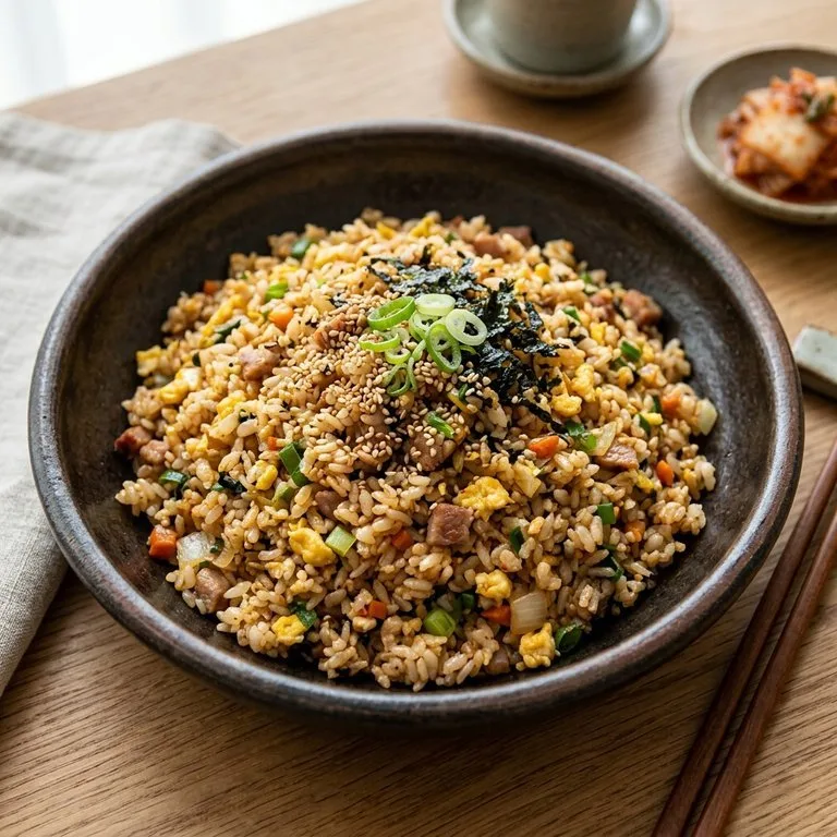 ข้าวผัดถาดกระทะร้อน