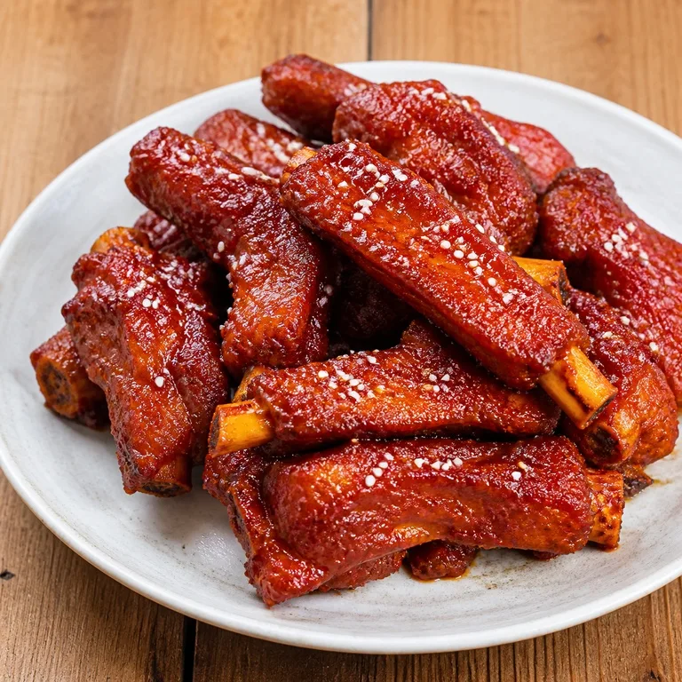 ซี่โครงหมูย่างซอสโคชูจัง