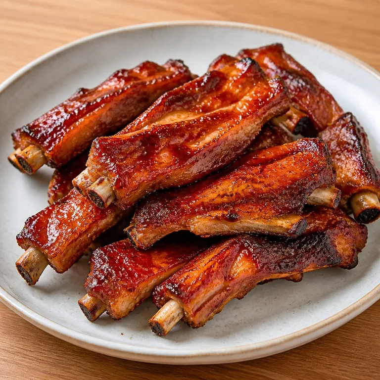 ซี่โครงหมูอบเตาอบ