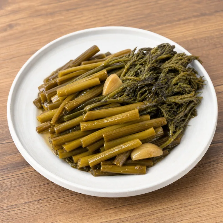 땅두릅마늘쫑장아찌