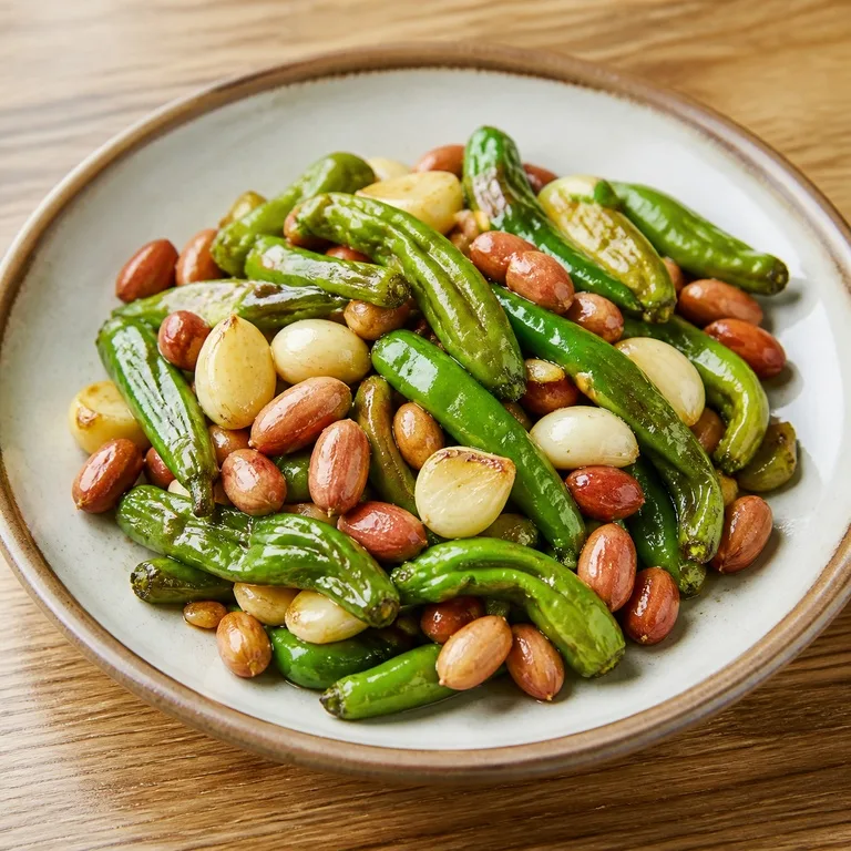 땅콩꽈리고추마늘
