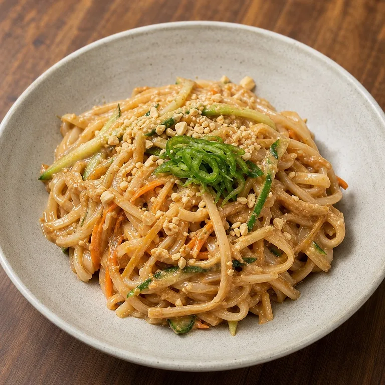 땅콩비빔쌀국수