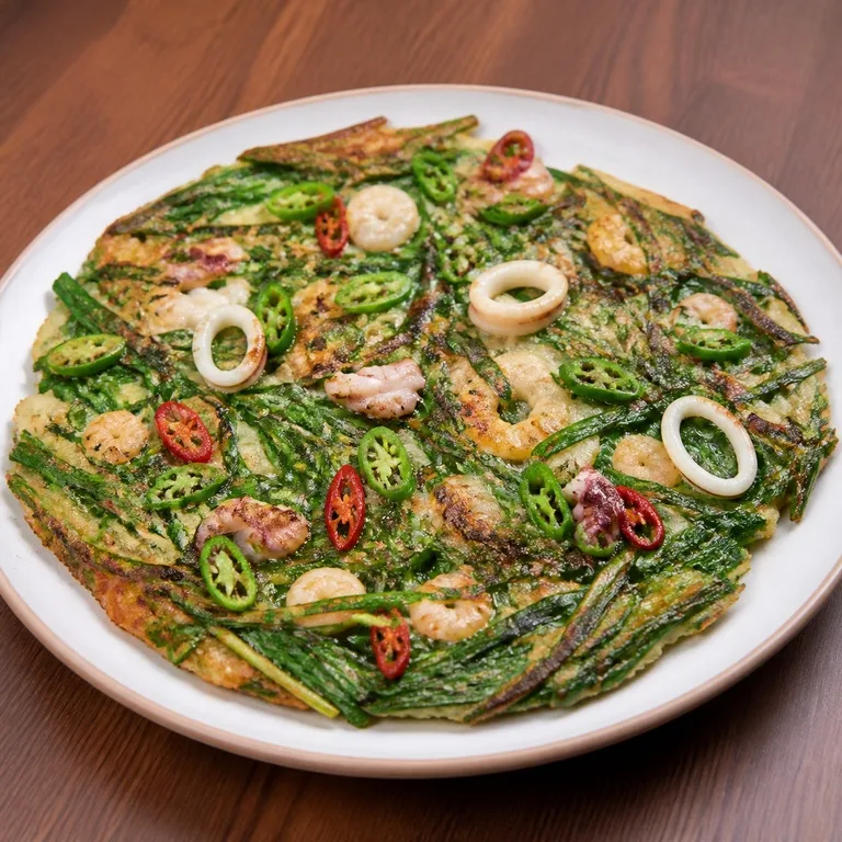នំម្ទេសហឹរគ្រឿងសមុទ្រស្លឹកខ្ទឹម