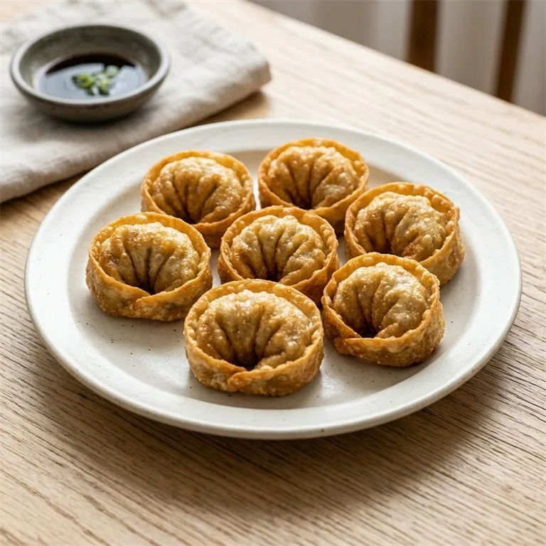 ニラチャプチェ揚げ餃子