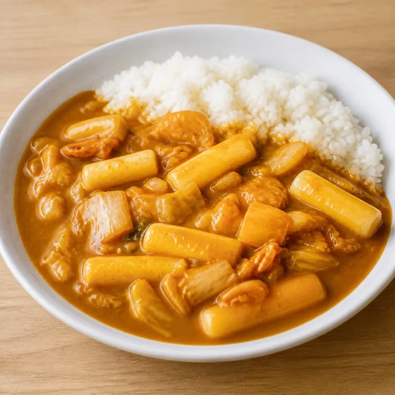 떡김치카레